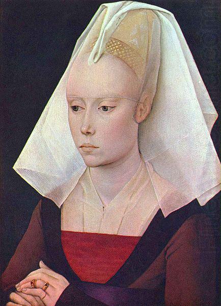 Rogier van der Weyden Portrait einer Dame china oil painting image